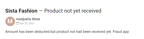 Sista Fashion Reviews