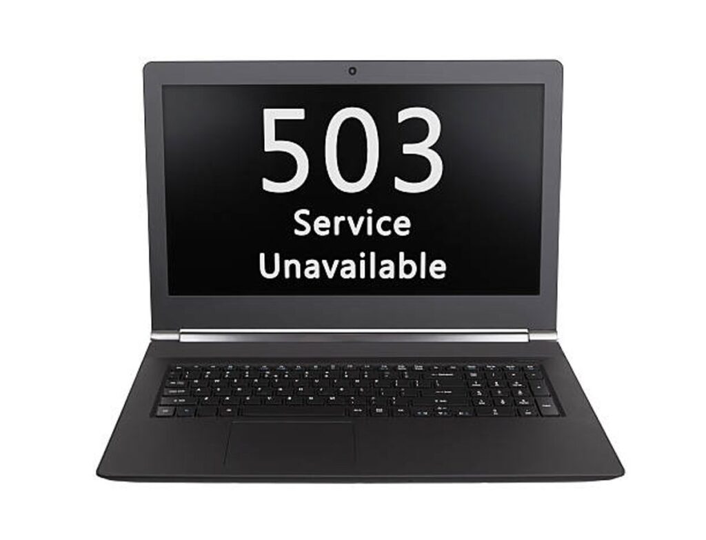 HTTP Error 503. The service is unavailable