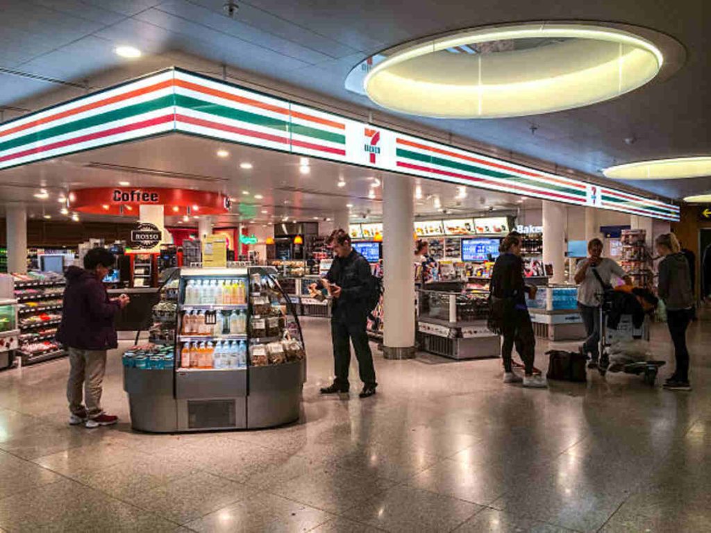 how many fastfood and food retail branches in denmark