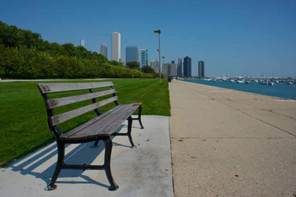 Park in Chicago's Lakeshore East Neighborhood