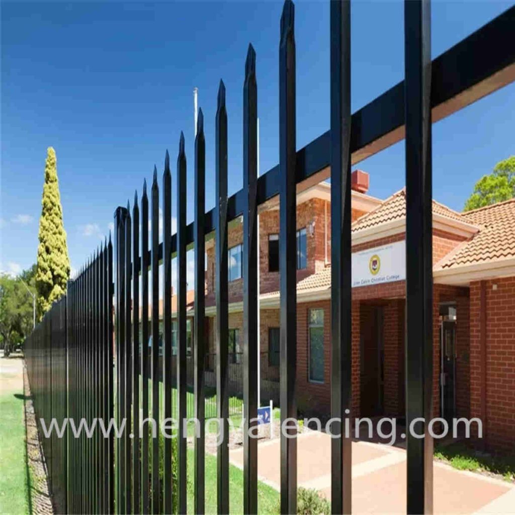 steel palisade fencing factory